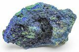 Sparkling Azurite and Malachite Crystal Association - China #217716-2